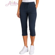Enjoy Broek capri travel - Marine Enjoy Broek capri travel - Marine